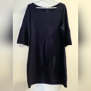 Reitmans Dark Blue Long Sleeve Dress